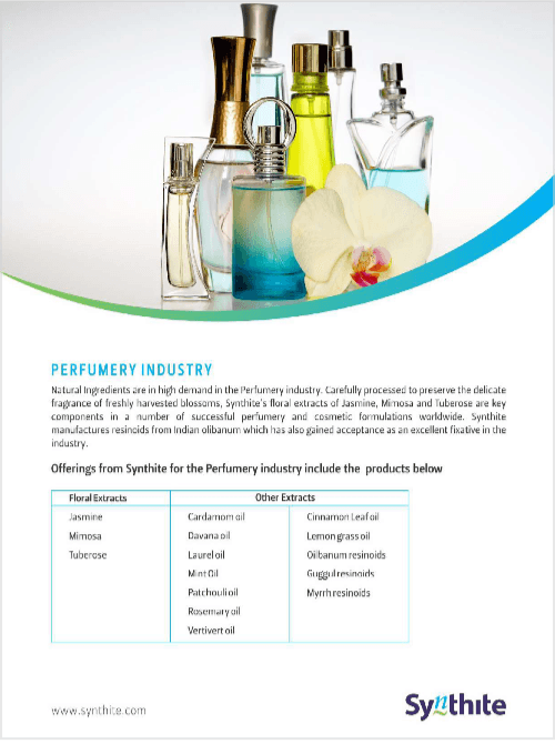  Perfumery