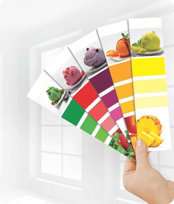 Ice cream branded NECOL, product packaging.