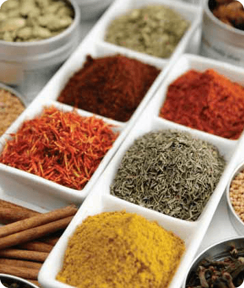 Unlimited ingredient range, diverse natural product visuals.